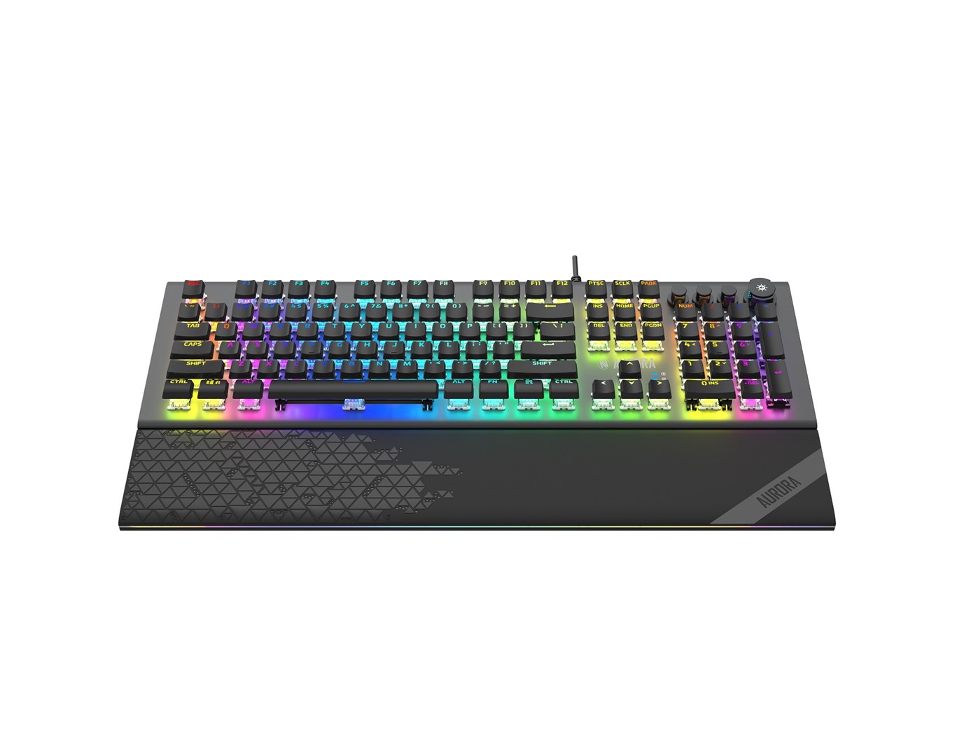 Tastierë iBOX Aurora K-5, USB, e hirtë