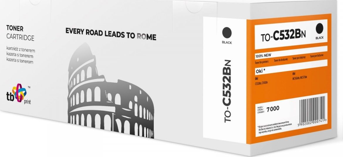 Toner për printer TB Print 46490608, i zi