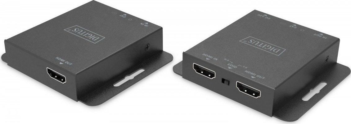 Систем за пренос AV Дигитус HDMI Екстендер 4K, 70 m, Кат.5e/6/7/8, сет