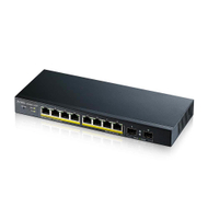 Switch rrjeti Zyxel 8 portë, GbE Smart Managed PoE, uplink GbE