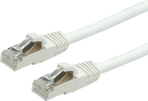 Kabllo rrjeti Value PatchCord, Cat6 S FTP, 1m, e bardhë