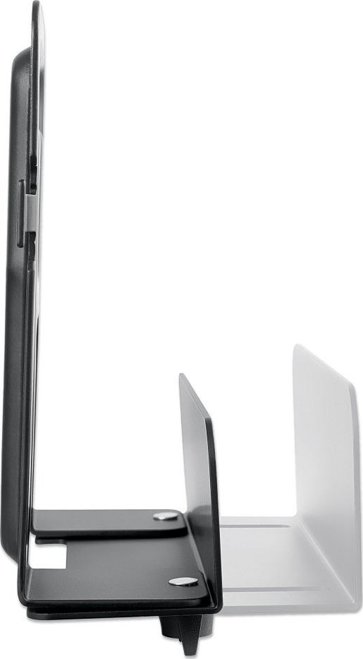 Mbajtëse muri Manhattan 462075 Computer Mount, për mini PC dhe media box, metal, e zezë