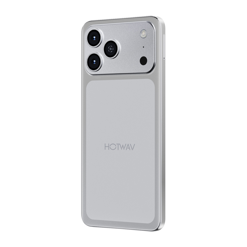 Telefoni HOTWAV A17 Pro Max, 6.75", 4GB 256GB, i argjendtë