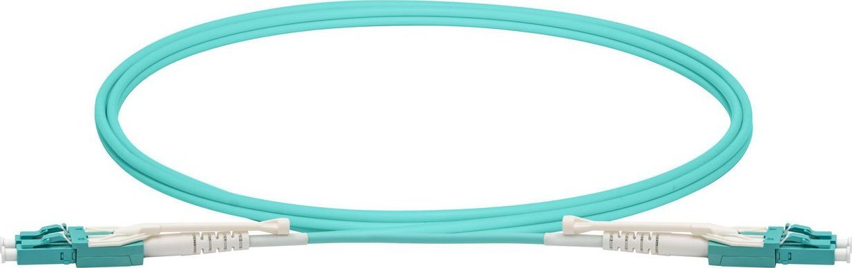 Kabllo optike Lanview LVO231811UNI, 2 m, OM4 LC, blu