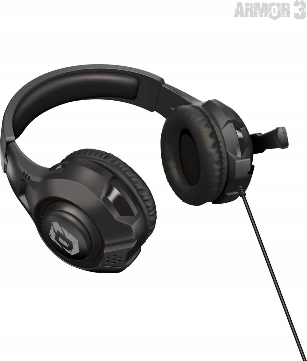 Kufje gaming SoundTac Universal, 3.5mm, me mikrofon, të zeza