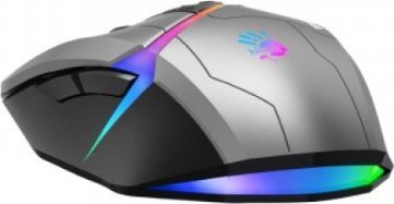 Maus gaming A4Tech Bloody W60 Max Activated, 12000 DPI, RGB, gri çeliku