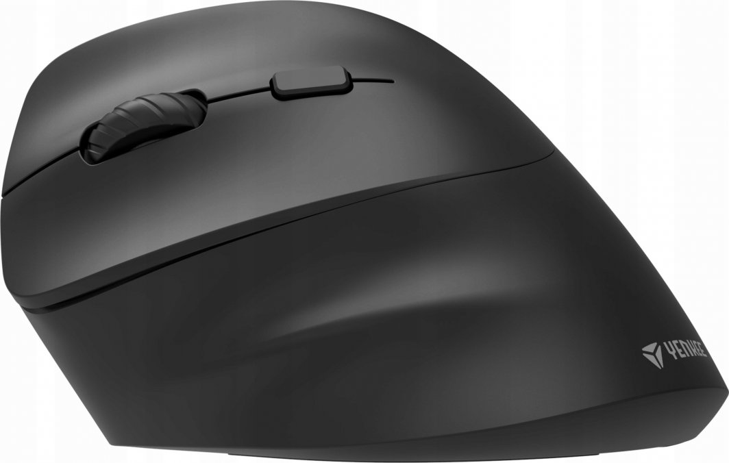 Mouse wireless YENKEE YMS 5060L Vertical Left, ergonomik për majtakë, optik, i zi