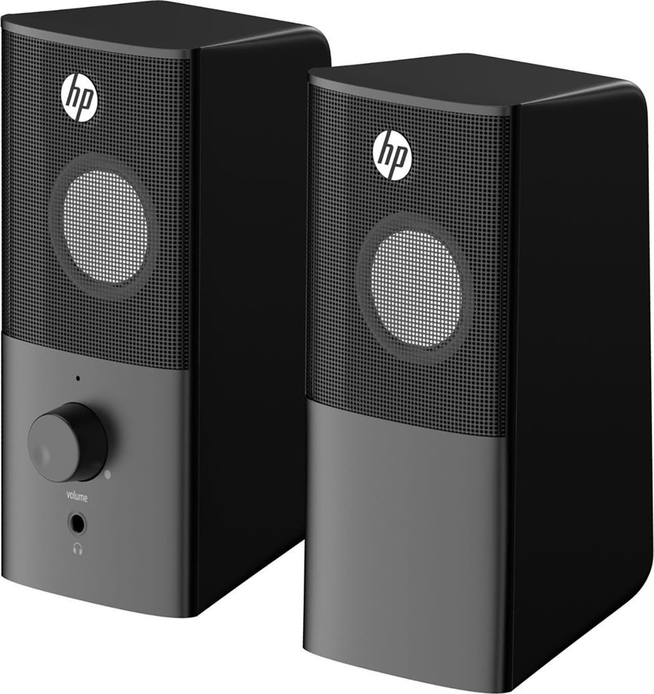 Altoparlantë kompjuteri HP Stereo, 3.5mm, USB, të zinj