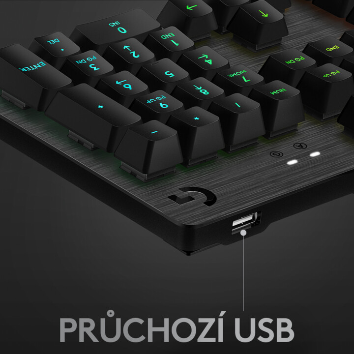 Tastierë Logitech G512 Carbon, GX Brown, CZ/SK