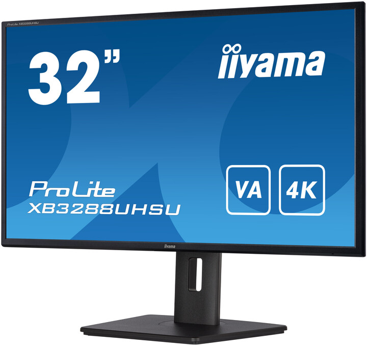 Monitor iiyama ProLite XB3288UHSU-B5 - LED, 31.5", UHD, i zi
