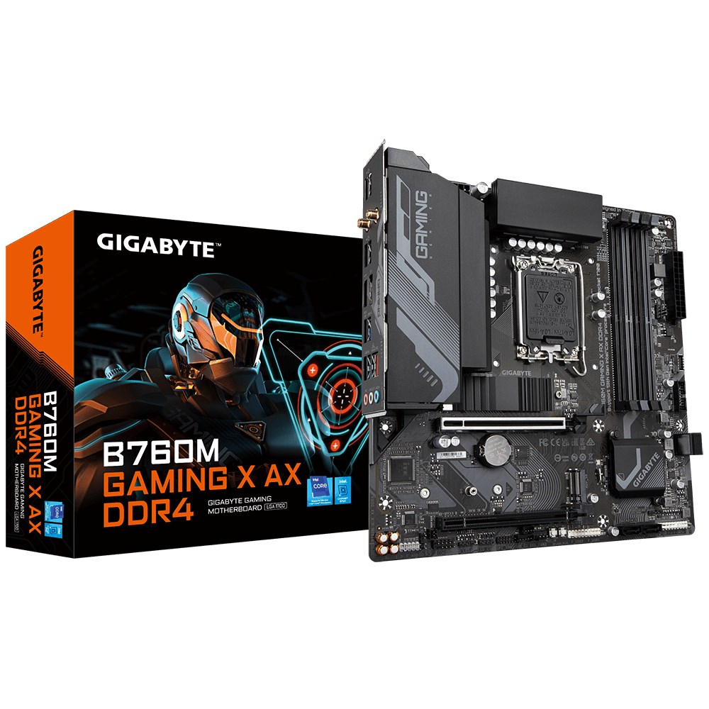 Pllakë amë Gigabyte B760M Gaming X AX DDR4 LGA 1700 micro ATX