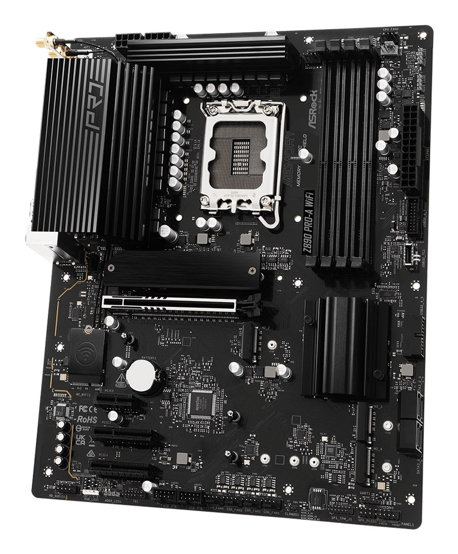 Pllakë amë ASRock Z890 PRO-A WiFi, ATX, DDR5, e zezë