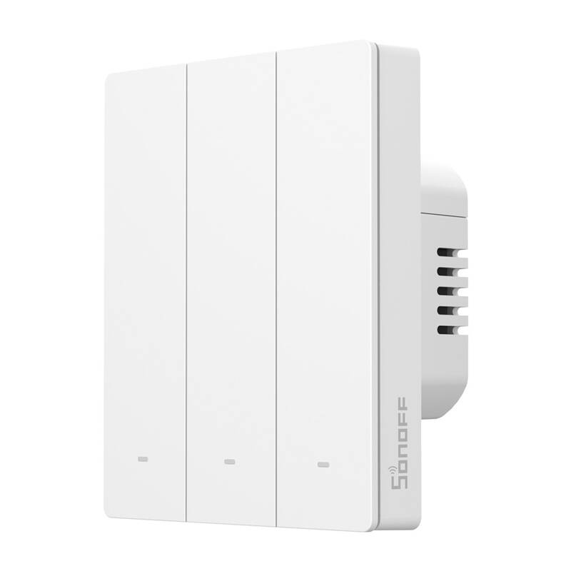 Ndërprerës muri i mençur Sonoff M5-3C-80W, WiFi Matter, 3 kanale, i bardhë 3