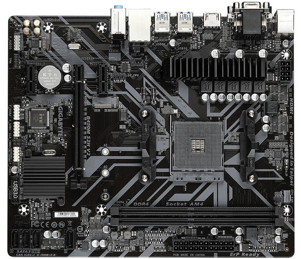 Pllakë amë Gigabyte B450M S2H V2 AMD B450 Socket AM4 micro ATX