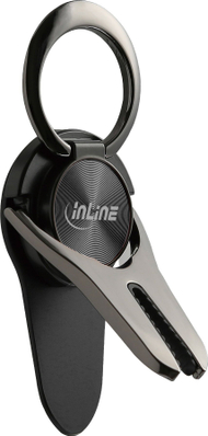 Mbajtëse telefoni InLine 3in1 Smartclip, për veturë dhe tavolinë, vetëngjitëse, e zezë