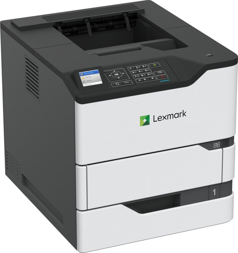 Printer lazer mono Lexmark MS821dn 50G0120, 52 fpm, auto duplex, i bardhë