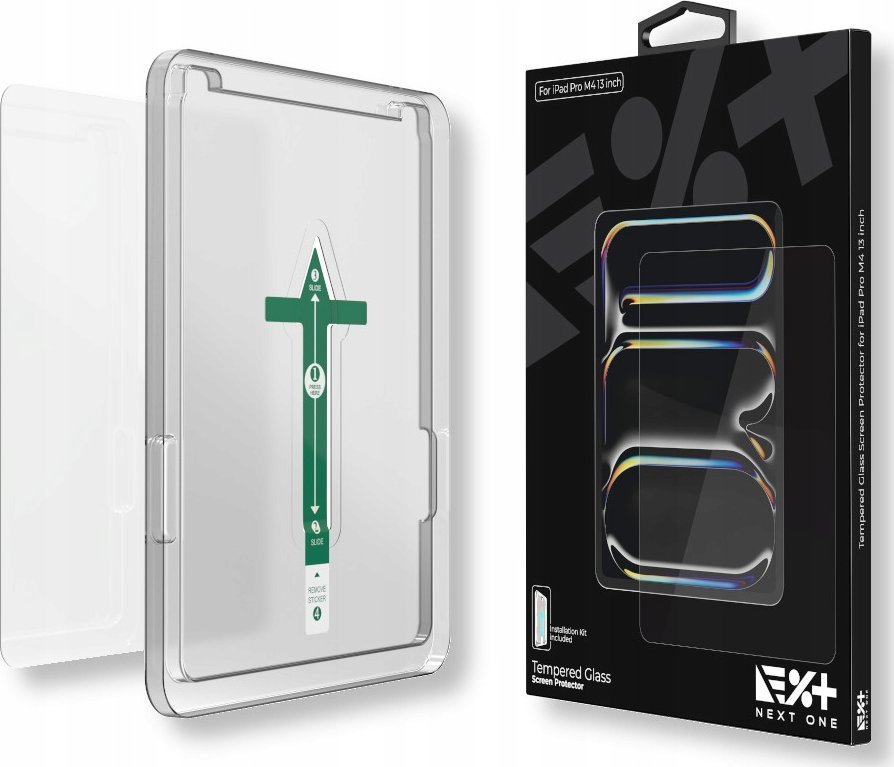 Заштитно стакло NEXT ONE NEX-TA-SG-13, за iPad Pro M4 13\", калено стакло, проѕирно
