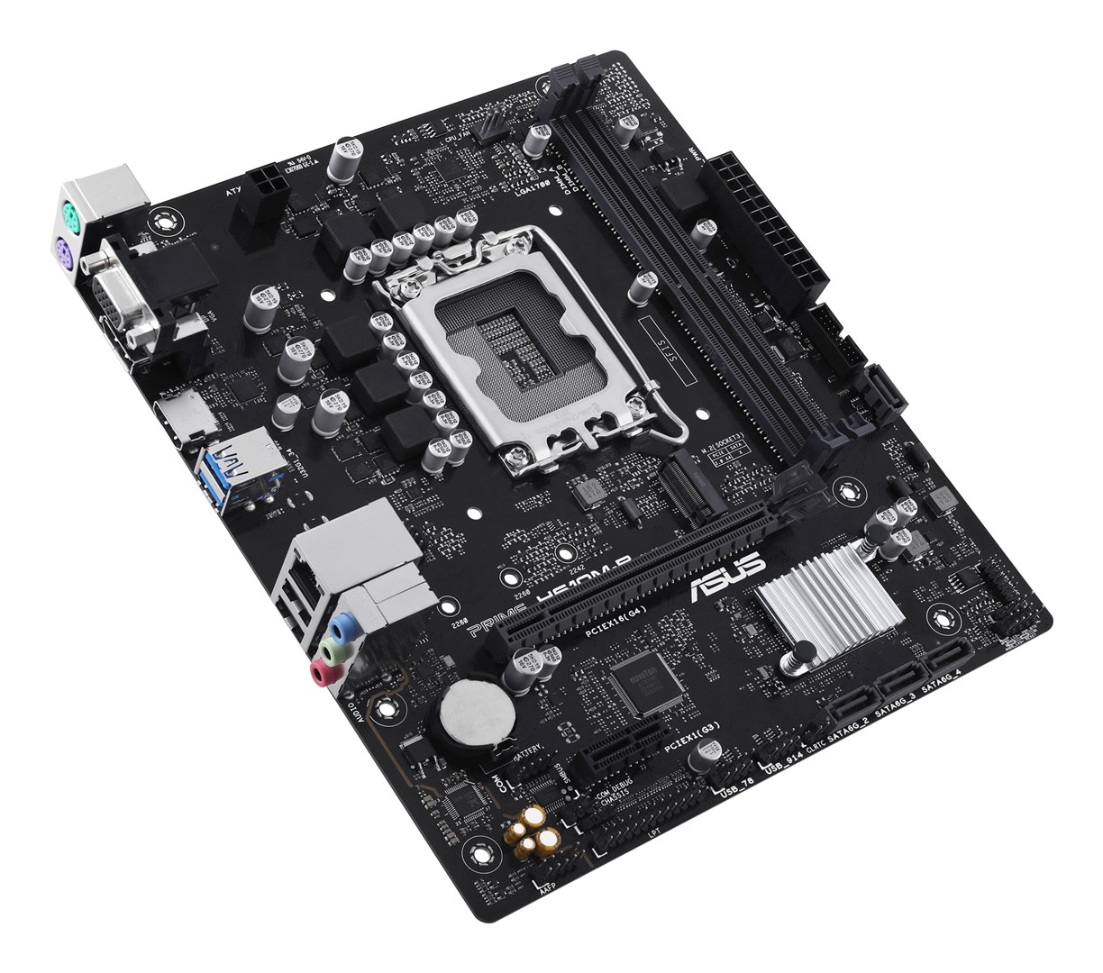 Pllakë amë Asus PRIME H610M-R, LGA1700, DDR4, e zezë