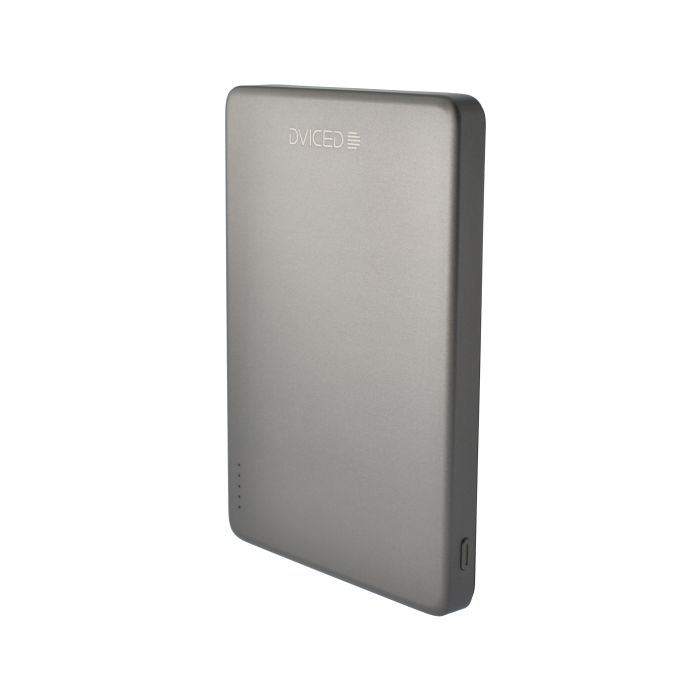 Dviced Ultrathin MagSafe Power Bank 5000mAh, Black/Grey