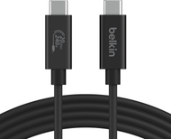 Kabllo Belkin USB-C në USB-C INZ004bt2MBK, USB4, 2 m, e zezë e bardhë