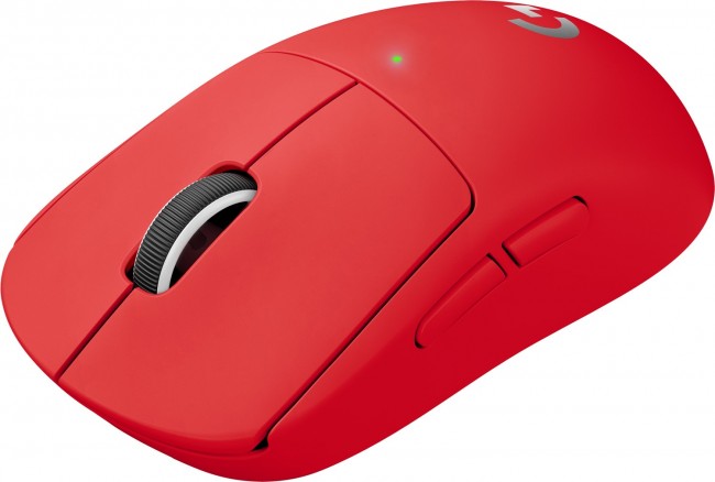 Maus Logitech G Pro X Superlight (910-006784), i kuq, II