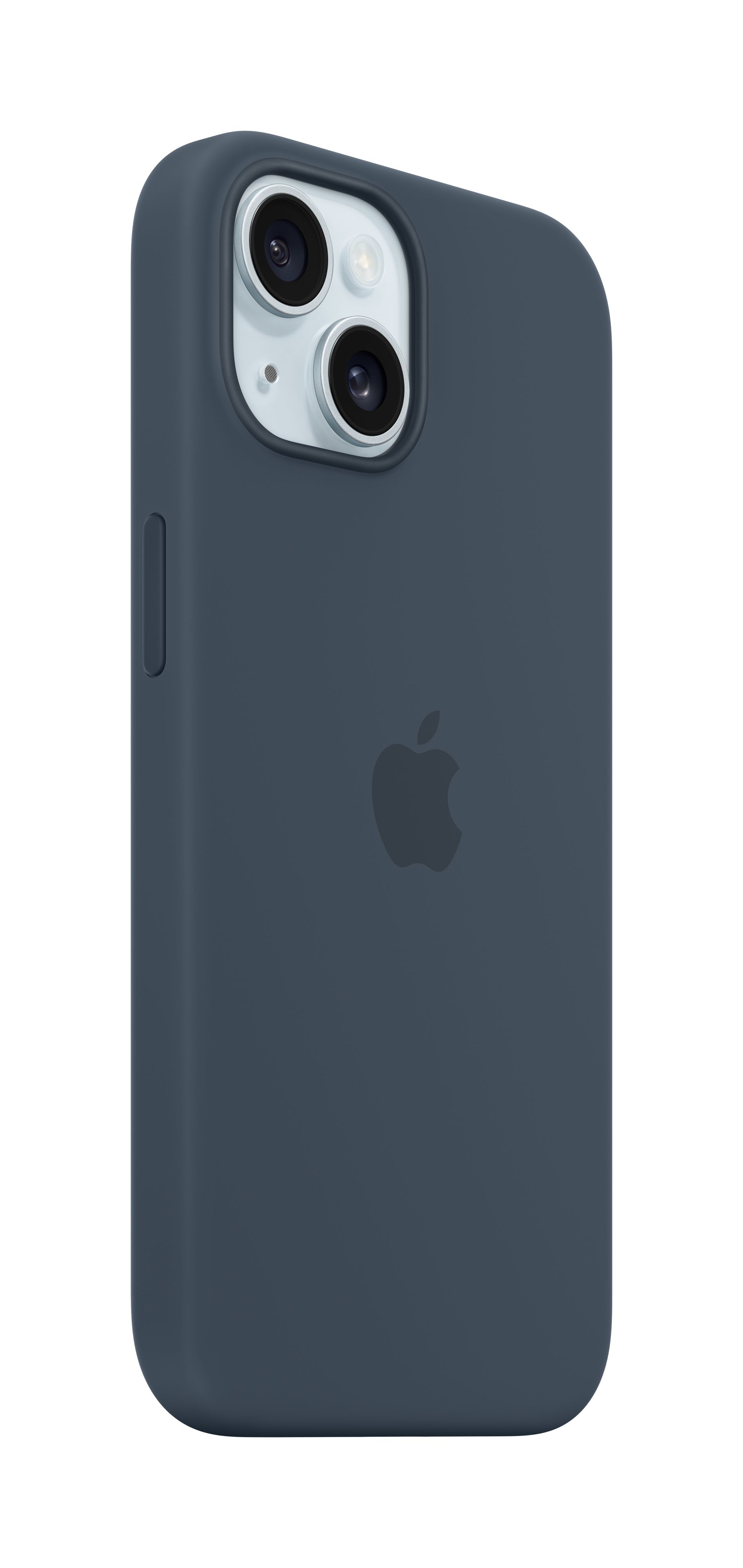 Apple iPhone 15 Silicone Case me MagSafe, Storm Blue