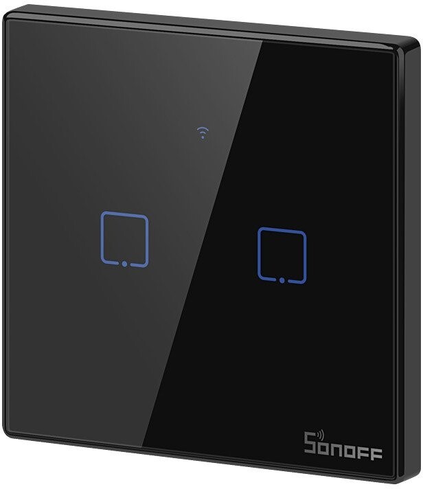 Ndërprerës Smart WiFi + RF 433 Sonoff T3 EU TX (2-channel)