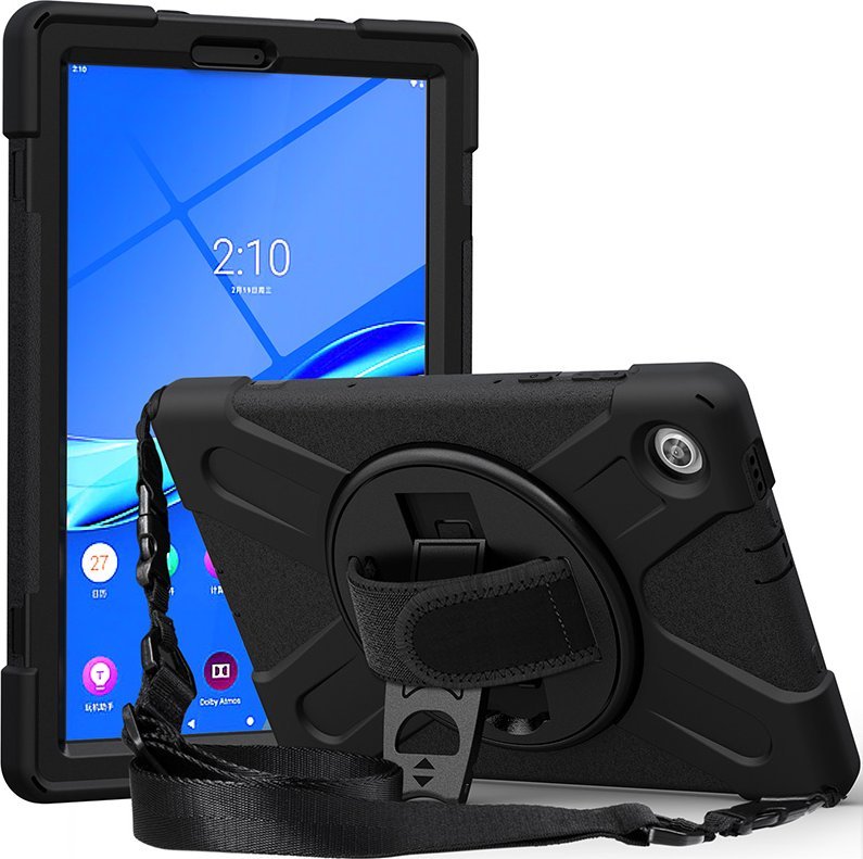 Mbulesë tabletë eStuff për Lenovo TAB M10 HD 2nd Gen, cover mbrojtës, e zezë
