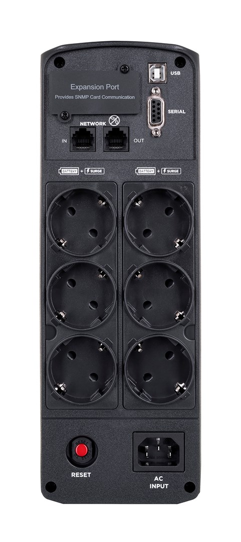 UPS CyberPower CP1600EPFCLCD, 1600VA, valë sinusoidale, i zi