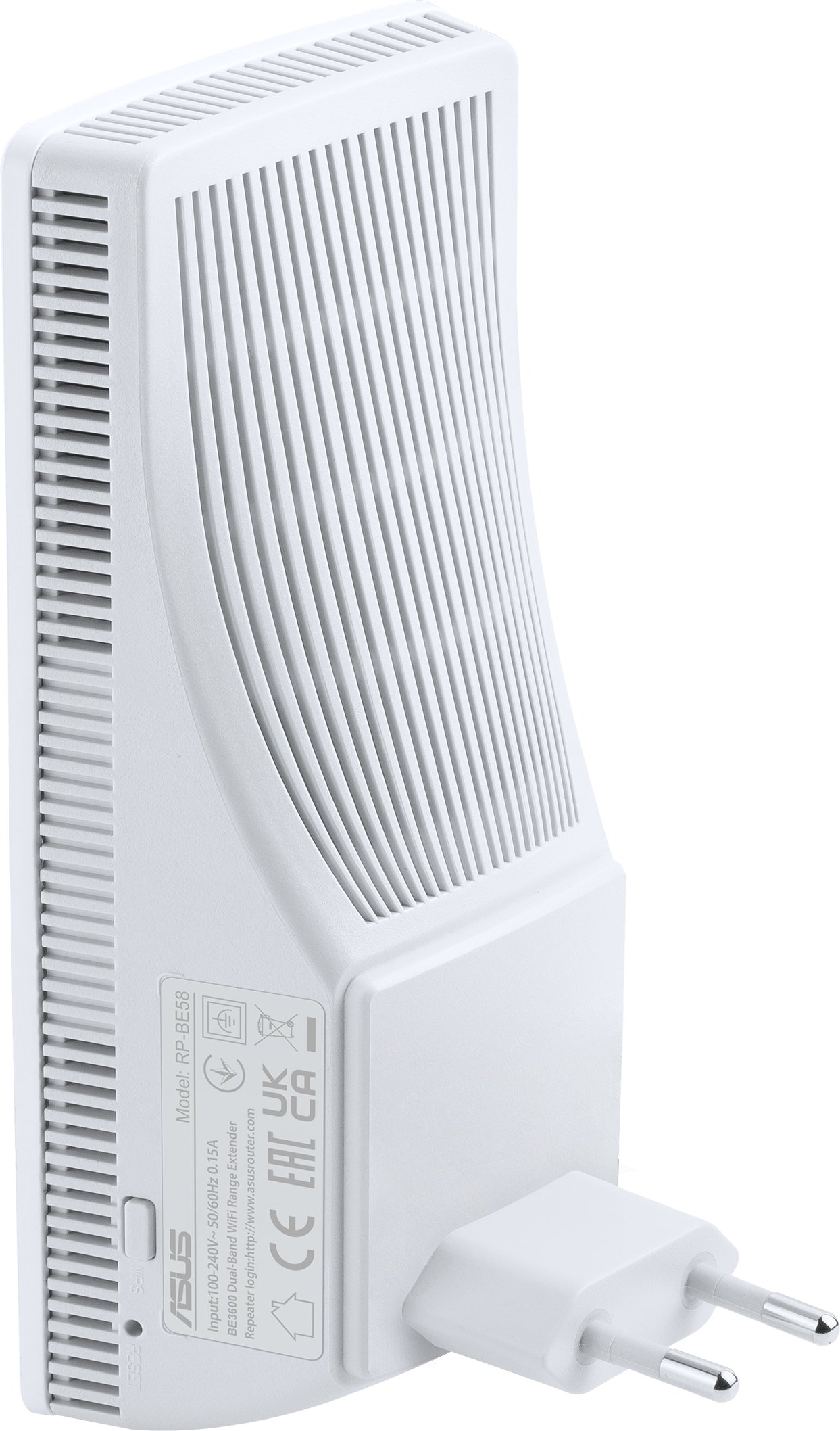 Përforcues WiFi ASUS RP-BE58, WiFi 7, 3600 Mbps, i bardhë