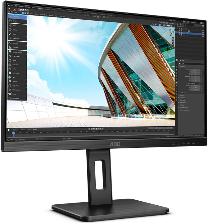 Monitor AOC Q24P2Q - LED, 23.8", QHD, i zi