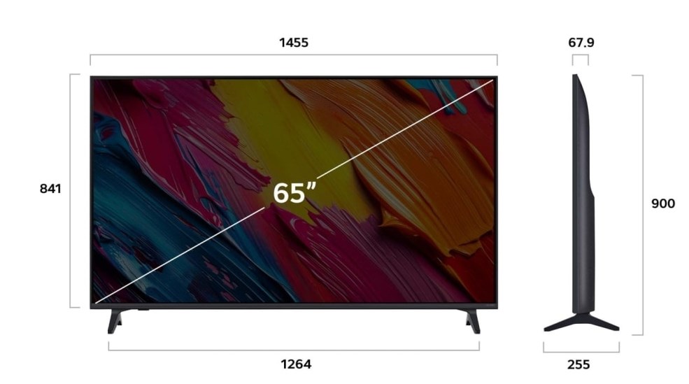 Televizor LG QNED70, 65", 4K, Smart, i zi