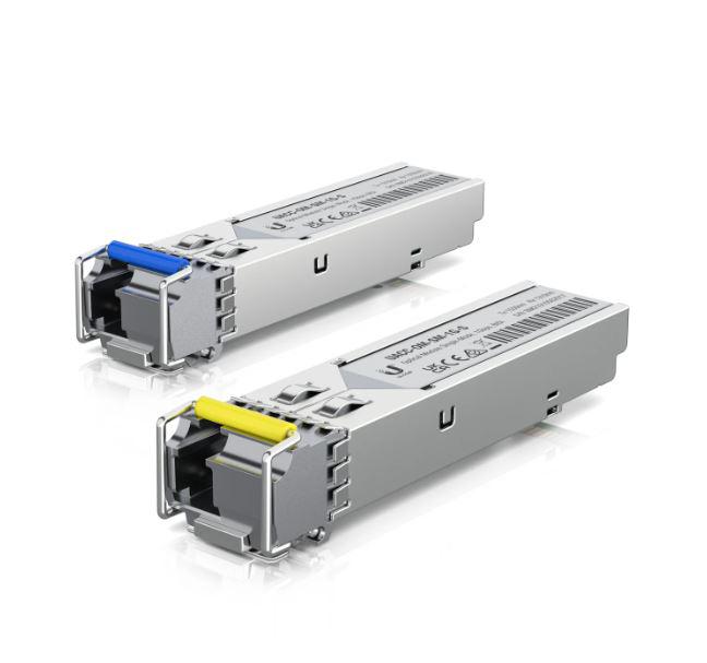 Modul optik Ubiquiti UACC-OM-SM-1G-S-2, 1Gbps, single mode, set 2 copë, ngjyrë çelik