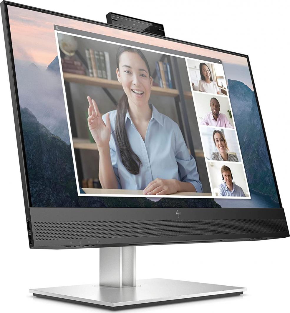 Monitor HP E24mv G4 (169L0AA), 23.8", Full HD, i zi/i argjendtë