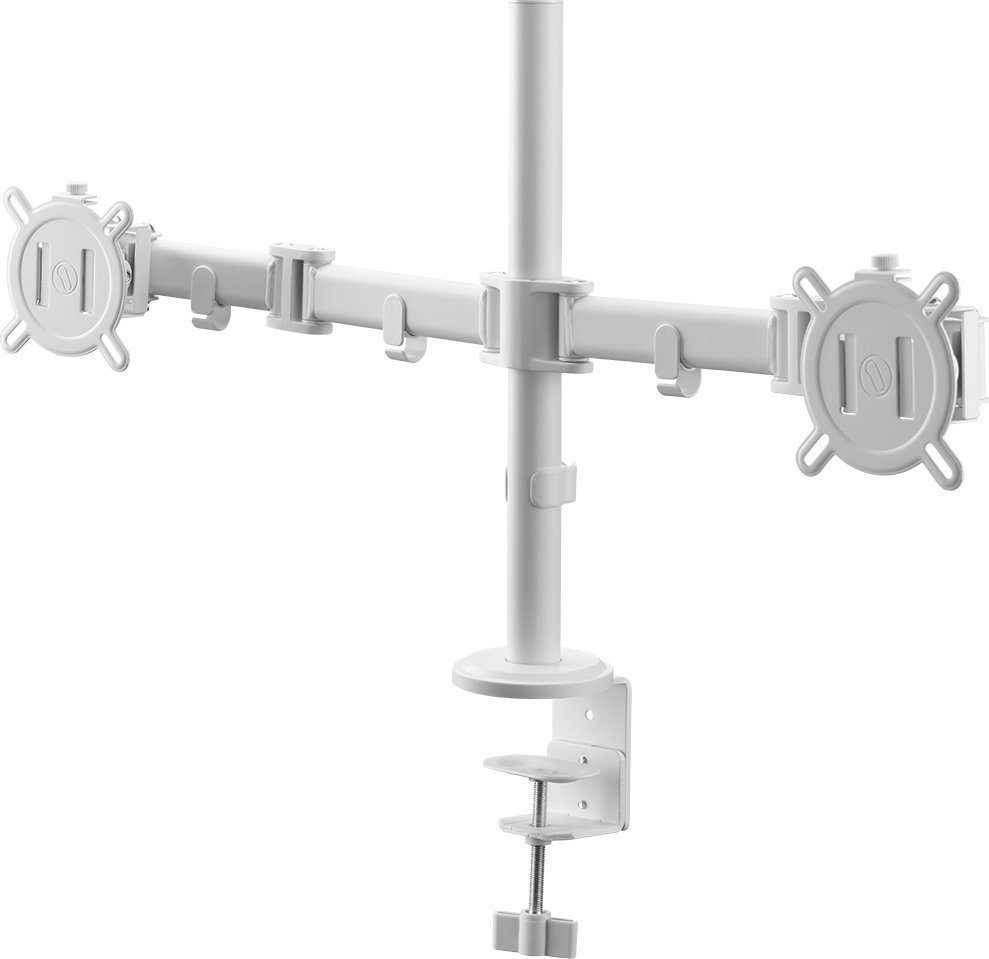 Mbajtëse monitori One For All Smart DM2220, 13-32", krah i dyfishtë, e bardhë