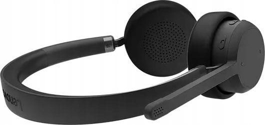 Kufje wireless Lenovo 4XD1Q30302, Bluetooth, me shirit koke, të zeza