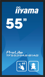 Професионален монитор на допир Iiyama TF5539AS-B1AG, 55\", 4K Ultra HD, црн