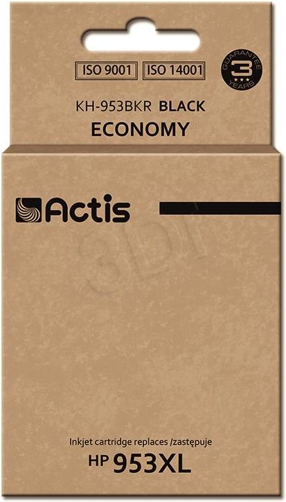 Patronë boje Actis KH-953BKR HP 953XL, e zezë