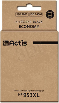Patronë boje Actis KH-953BKR HP 953XL, e zezë
