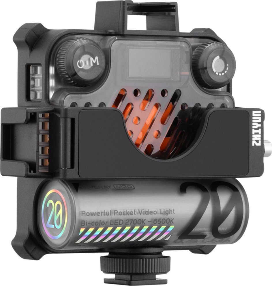 Dолна светилка LED Zhiyun Fiveray M20 Combo, 20W, Bi Color, бела