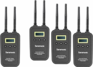 Mikrofonë pa tel Saramonic VmicLink5 RX TX, sistem me 3 transmetues, 5.8 GHz, i zi