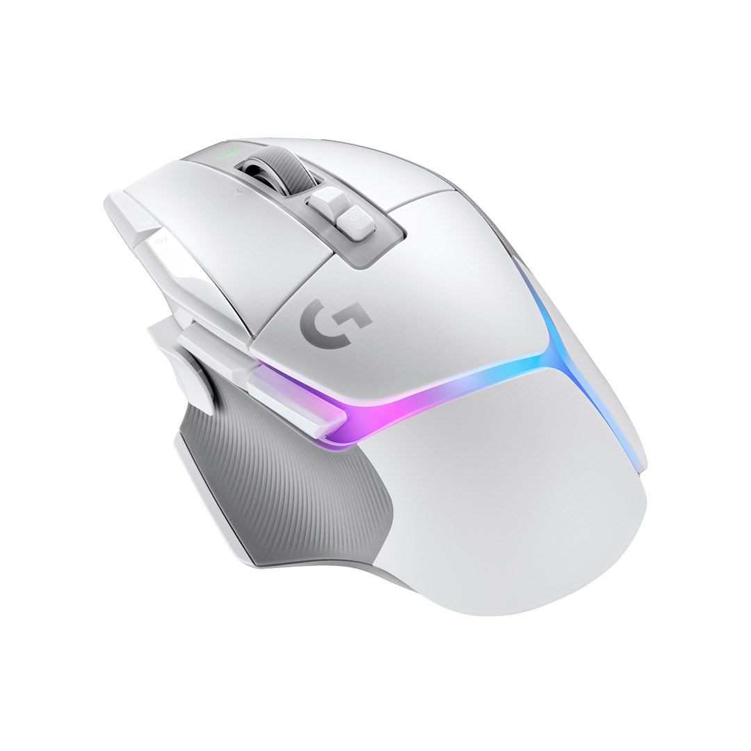 Maus lojërash Logitech G502 X Plus Lightspeed, wireless, i bardhë