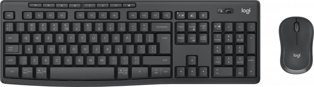 Set Logitech MK370 tastierë dhe maus, i zi