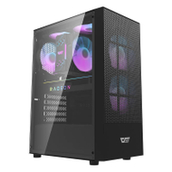 Kutia PC Darkflash A290, ATX Mid Tower, 3 ventilatorë, e zezë
