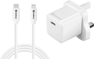Karikues USB Sandberg USB C 20W PD, me kabllo Lightning 1m, i bardhë