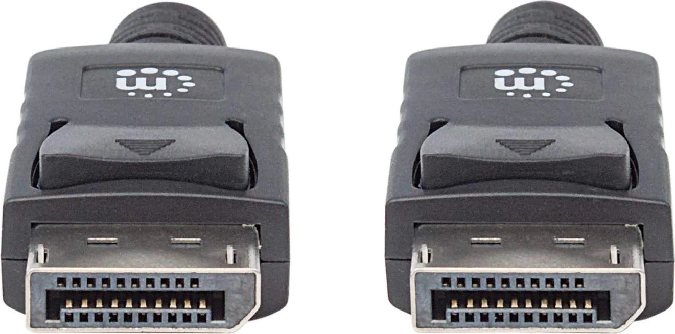 Kабел DisplayPort Manhattan 307116, 2m, црн
