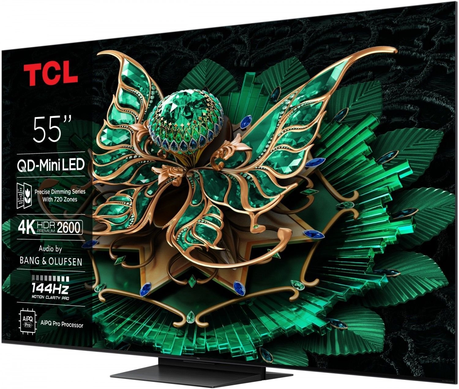 Televizor TCL 55Q7CX7, 55", 4K Ultra HD QLED Mini LED, Google TV, i zi