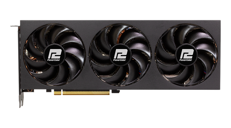 Kartë grafike PowerColor Radeon RX 7700 XT Fighter, 12GB GDDR6, PCI Express, e zezë