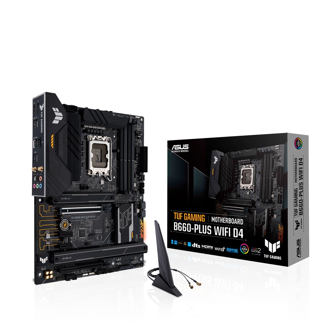 Pllakë amë ASUS TUF Gaming B660-PLUS WiFi D4 Intel B660 LGA 1700 ATX
