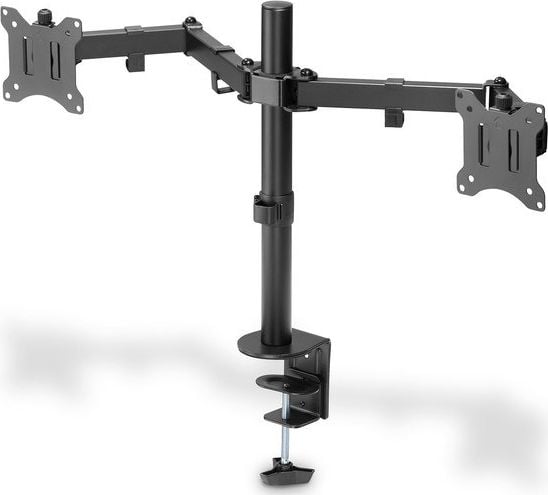 Mbajtëse tavoline për monitorë Digitus DA-90400, për 2 monitorë 15"-32", e zezë